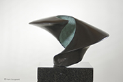 fotodocument Bronzen beeld Unidentified visible object